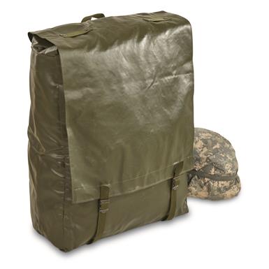 Czech Military Surplus Vinyl Transport Bag, Used