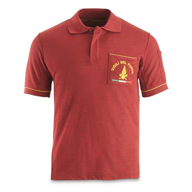 Italian Fire Service Surplus Short Sleeve Polo Shirt, New