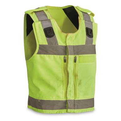 British Police Surplus Hi Vis Plate Vest, Used