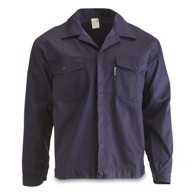 Italian Municipal Surplus Flannel Lined Work Jacket, New
