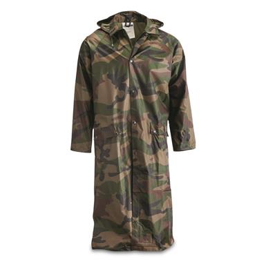 Italian Municipal Surplus Nylon Rain Coat, New