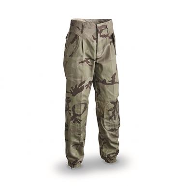 Italian Municipal Surplus Cotton Camo BDU Pants, New