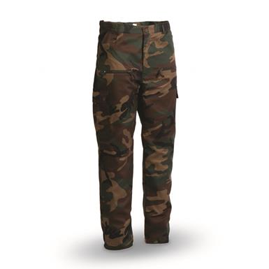 Italian Forestry Department Surplus Fleece Lined Cargo Pants, New