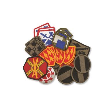 U.S. Military Surplus Patches Assortment, 25 Pack, New