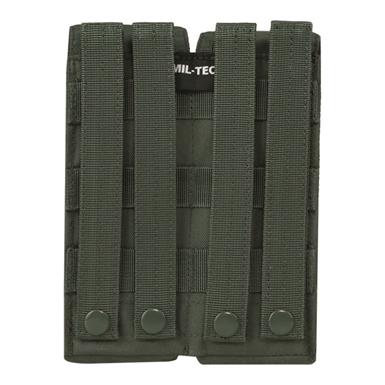 Mil-Tec AK-47 Double Magazine Pouch, Black