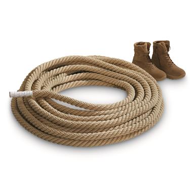 Swiss Military Surplus 33 Meter 38mm Mariners Rope, New