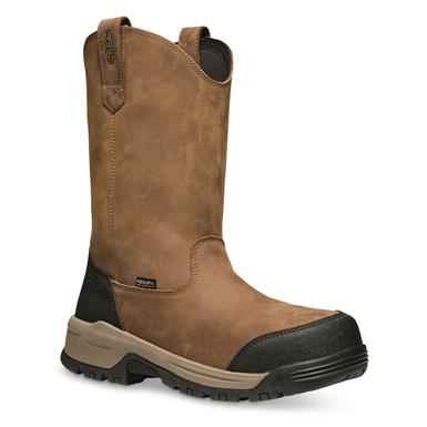 KEEN Utility Men's Evanston Po Waterproof Carbon Fiber Safety Toe Work Boots