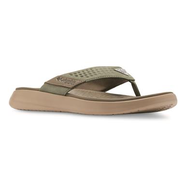 Columbia Men's Boatside Flip PFG Leather Sandal