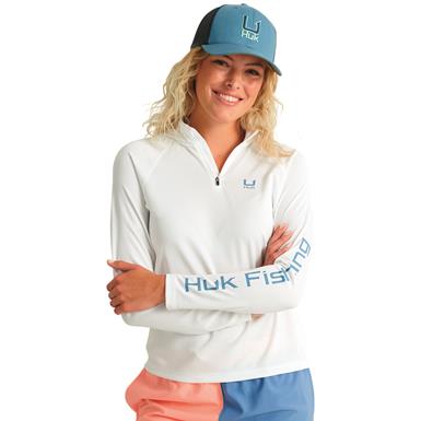 Huk Women's Icon Quarter-Zip Hoodie