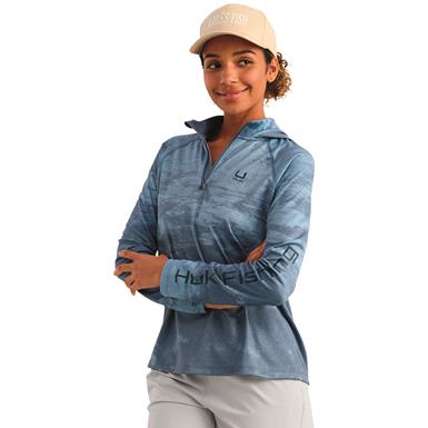 Huk Women's Icon Quarter-Zip Hoodie