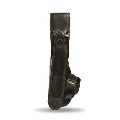 German Police Surplus Akah Dropdown Large Frame Leather Holster, Used