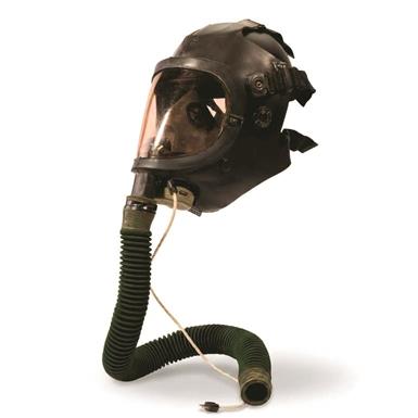 U.S. Military Surplus M24 Chemical Biological Aircraft Mask with Bag, Korean War era, Like New