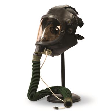U.S. Military Surplus M24 Chemical Biological Aircraft Mask with Bag, Korean War era, Like New