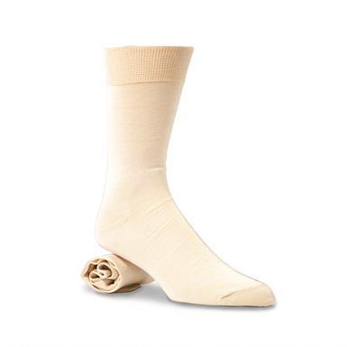 Italian Military Surplus Cotton Dress Socks, 4 Pairs, New