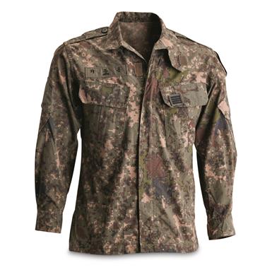 South Korean ROK Military Surplus Ripstop BDU Jacket, Used