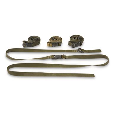 British Military Surplus Canvas Nylon Sling, 4 Pack, Used