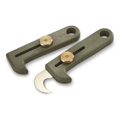 British Military Surplus Utility Cutter, Olive Drab, 2 Pack, Used