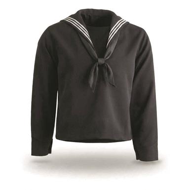 Portuguese Military Surplus Navy Middy Shirt, New
