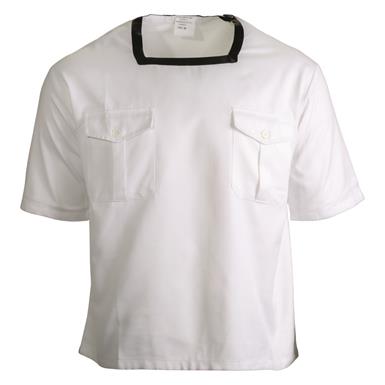 Portuguese Military Surplus Navy Deck Shirt, New