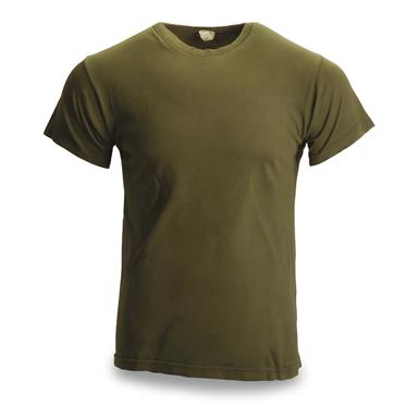 Portuguese Military Surplus Cotton T-Shirts, 2 Pack, Used