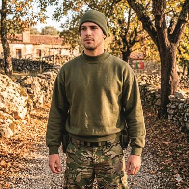 Portuguese Military Surplus Sweatshirt, Used