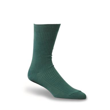 Portuguese Military Surplus Cotton Dress Socks, 4 Pairs, New
