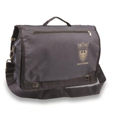 Portuguese Military Air Force Surplus Briefcase Shoulder Bag, Used