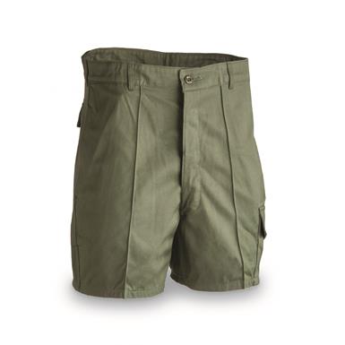 Belgian Military Surplus Cotton BDU Shorts, New