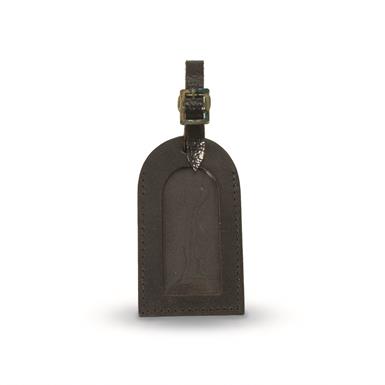 Belgian Military Surplus Leather Bag Tag, 4 Pack, New