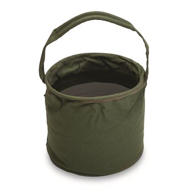 Belgian Military Surplus Canvas Water Bucket, New