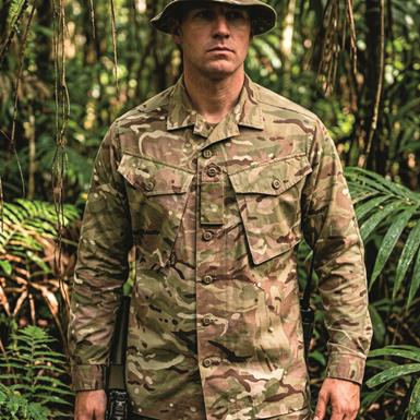 British Military Surplus Tropical Combat Jacket, Used