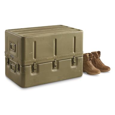 U.S. Military Surplus Aluminum XL Medical Storage Chest, Used