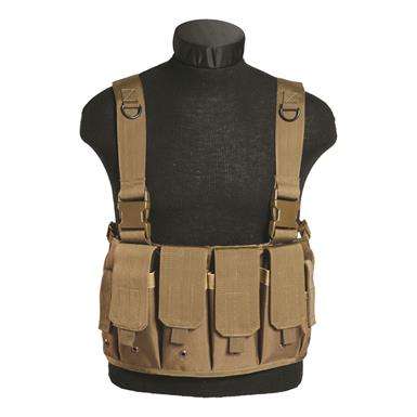 Mil-Tec Mag Carrier Chest Rig, Coyote