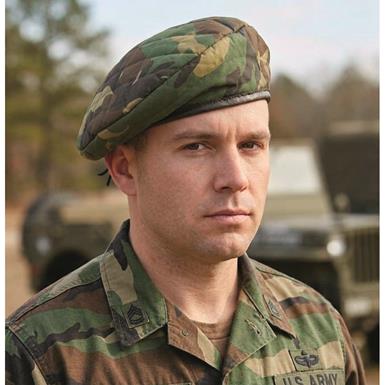 U.S. Military Surplus Quilted Berets, 3 Pack, New