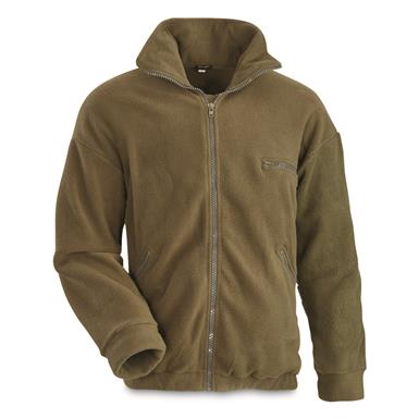Israeli Military Surplus Heavyweight Fleece Jacket, Used
