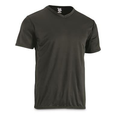 U.S. Military Surplus Dri Release Polyester Short Sleeve T-Shirts, 3 Pack, New