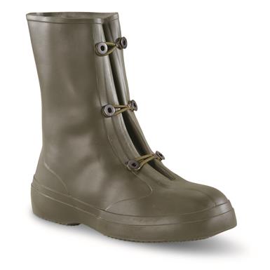 U.S. Military Surplus Rubber Galoshes, 2 Pair, New