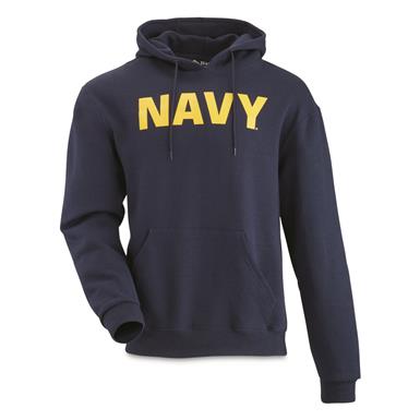 U.S. Navy Surplus Fleece Hoodie, New
