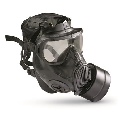 U.S. Military Surplus Avon C50 Gas Mask with NATO 40mm Filter
