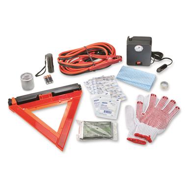 U.S. Municipal Surplus 12-pc. Car Emergency Kit, New