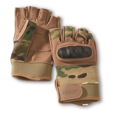 McGuire Gear Fingerless Hard Knuckle Gloves