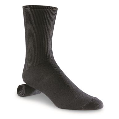 U.S. Military Surplus Ankle Dress Socks, 12 Pairs, New