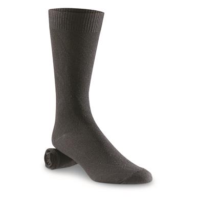 U.S. Military Surplus Mid-calf Dress Socks, 12 Pairs, New