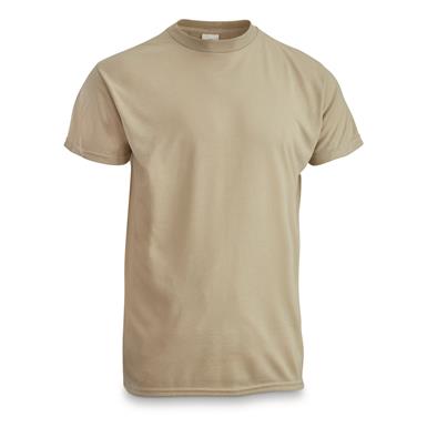 U.S. Military Surplus Dri-Cotton T-Shirts, 2 Pack, New