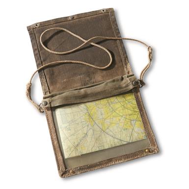 Swedish Military Surplus Map Bag, WWII-era, Used