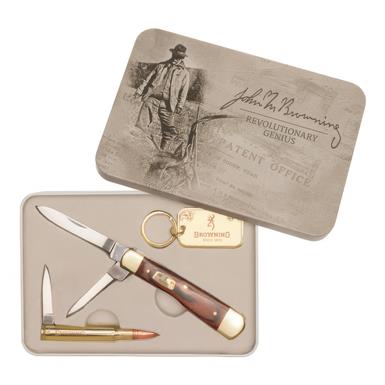 Browning Combo Knife Gift Tin, John M Browning, Revolutionary Genius