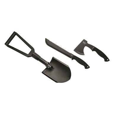 Browning Camp Machete, Hatchet and Folding Shovel