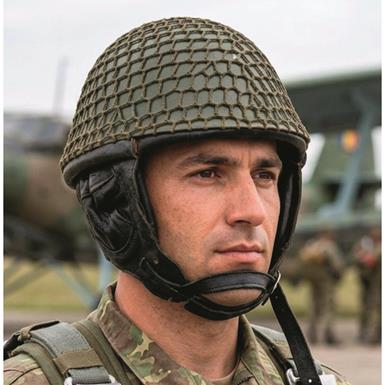 Romanian Military Surplus M73 Paratrooper Helmet, Used