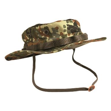 Teesar Cotton Ripstop Boonie Hat, Flecktarn Camo