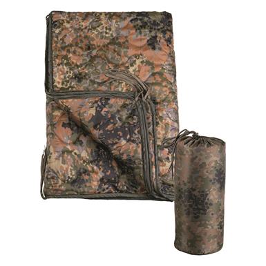 Mil-Tec Multi-Function 5-in-1 Poncho Liner, Flecktarn Camo